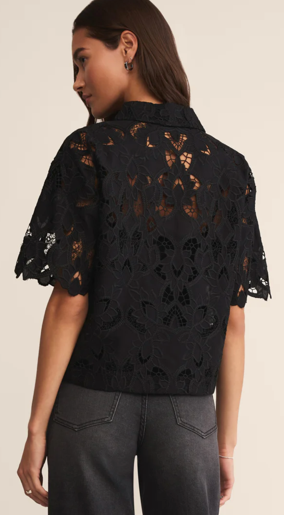 Midnight Lace Top