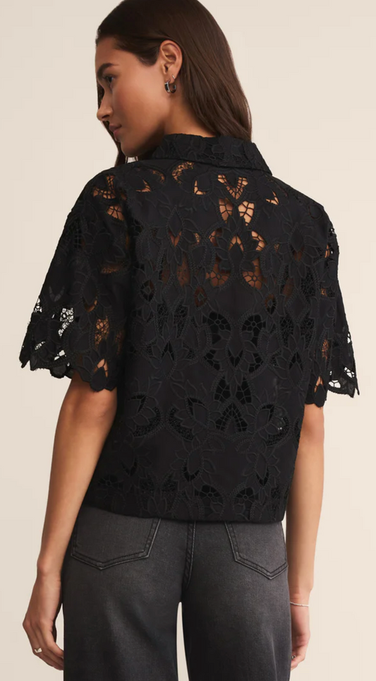 Midnight Lace Top