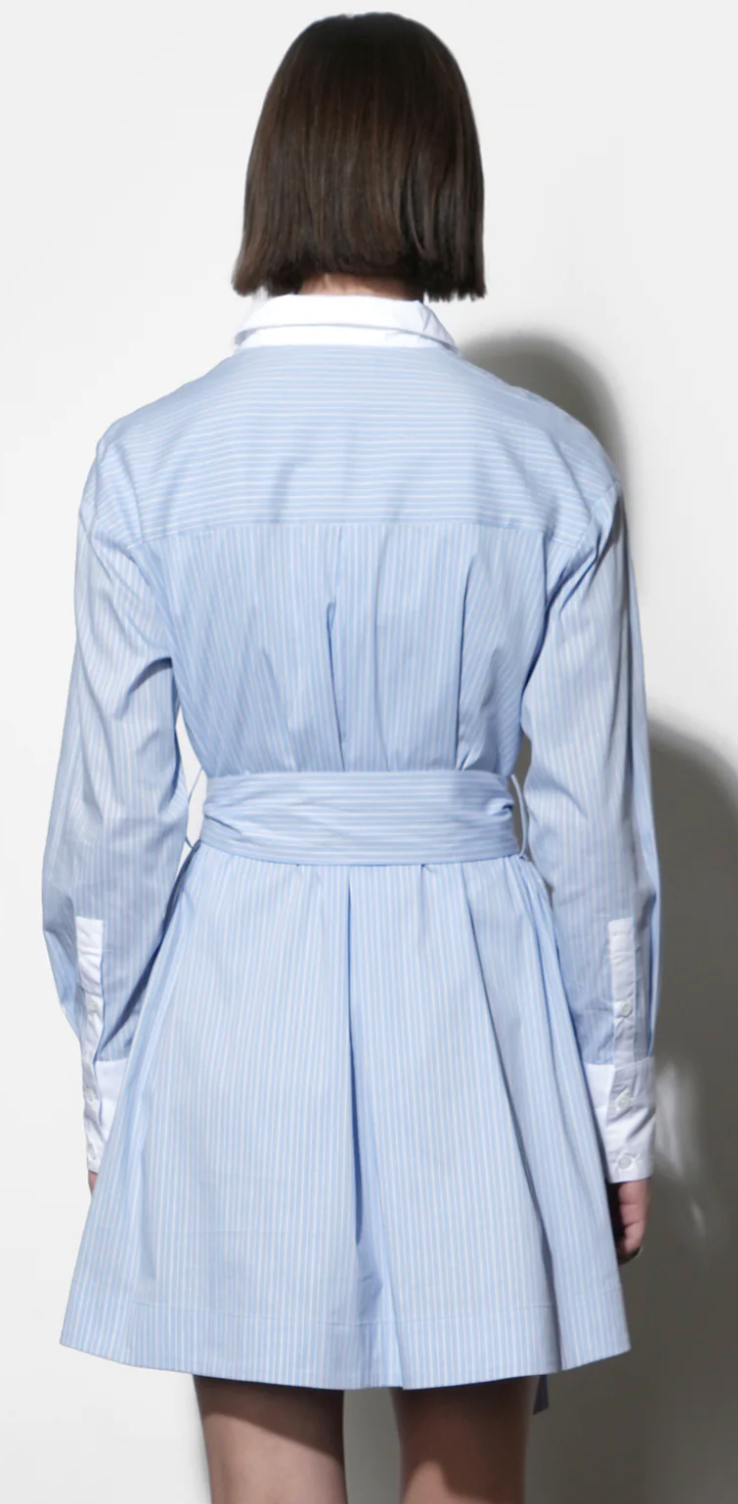 Faith Stripe Shirt Dress