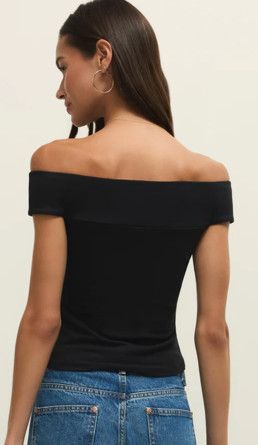 Second Skin Off Shoulder Top