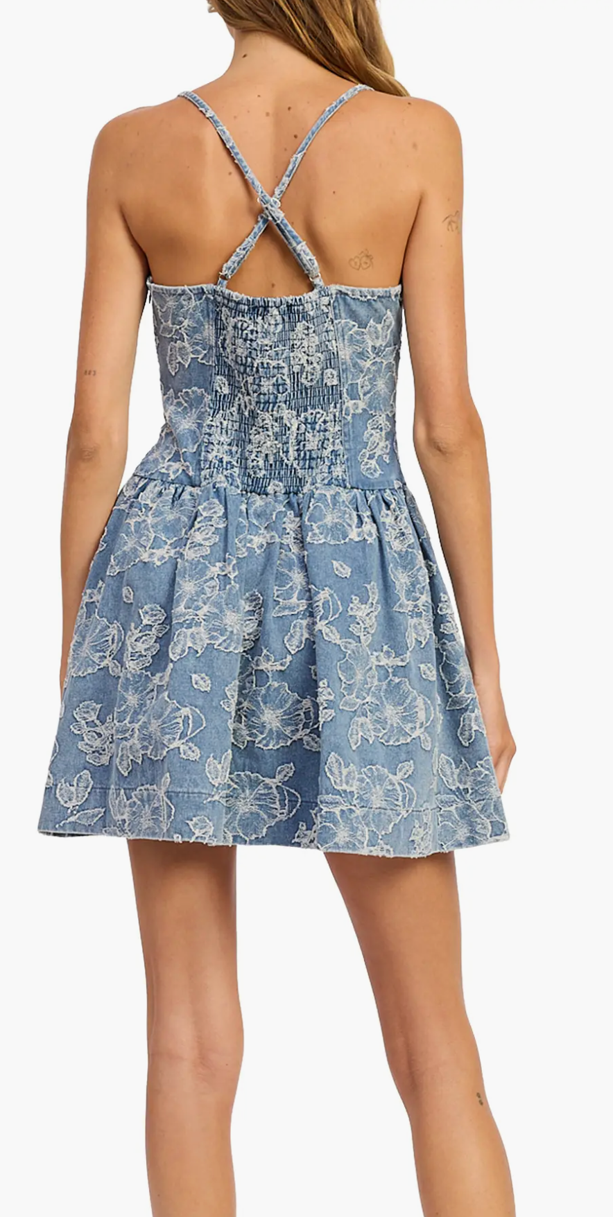 Basque Waist Dim Dress