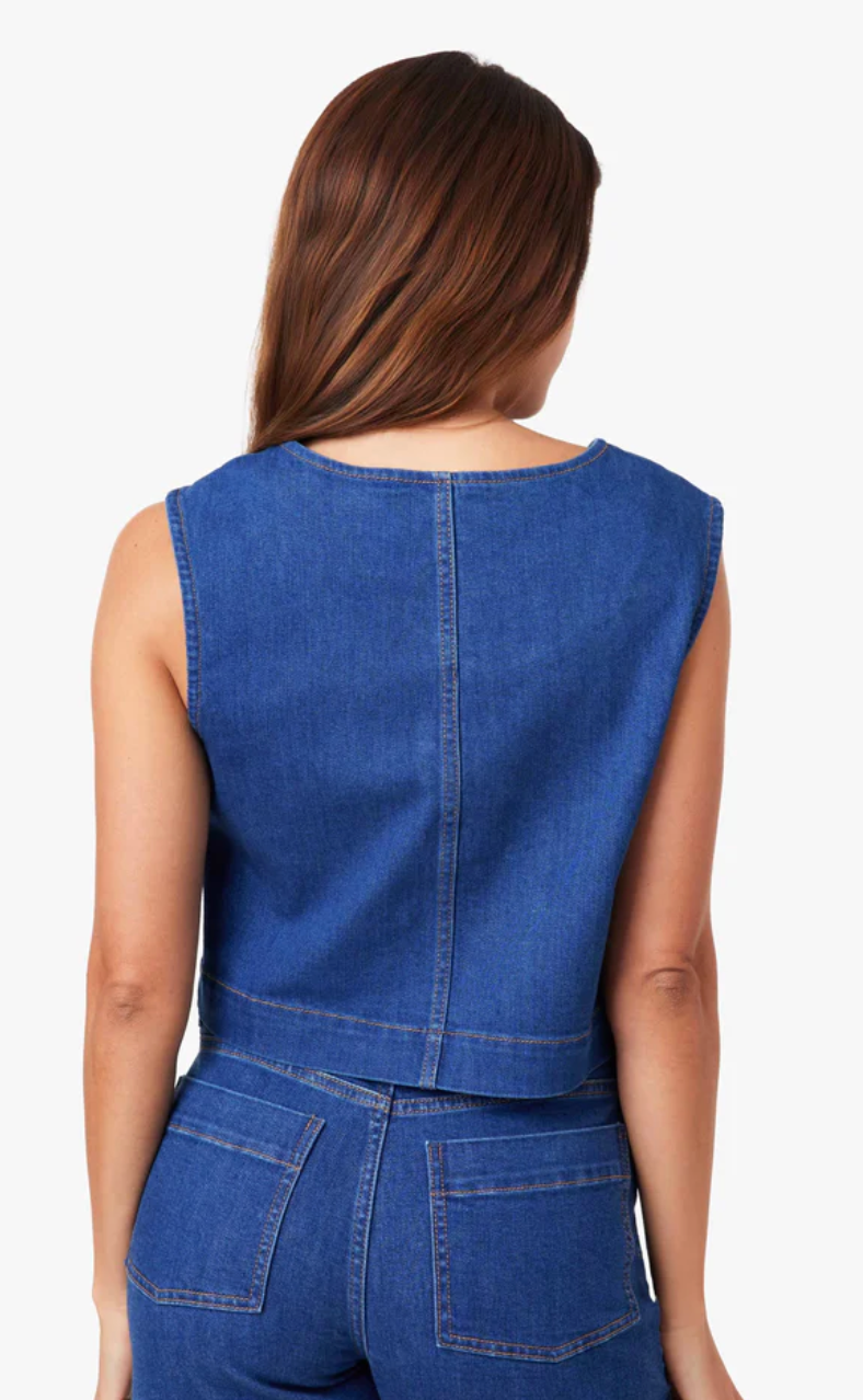 Cornflower Denim Vest