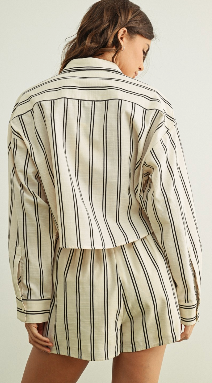 Lynn Striped Shorts
