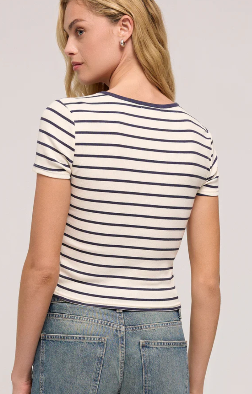 Saxton Striped Tee