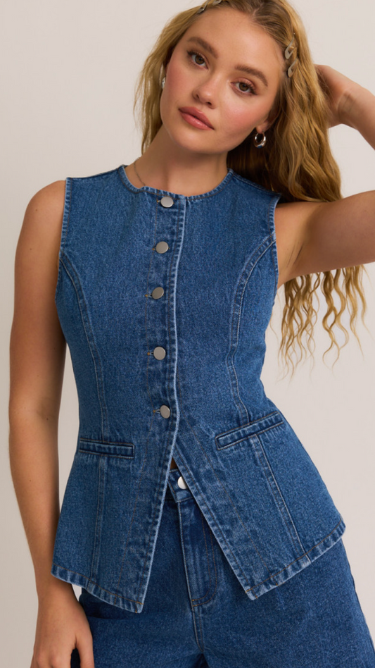 Ryder Denim Vest