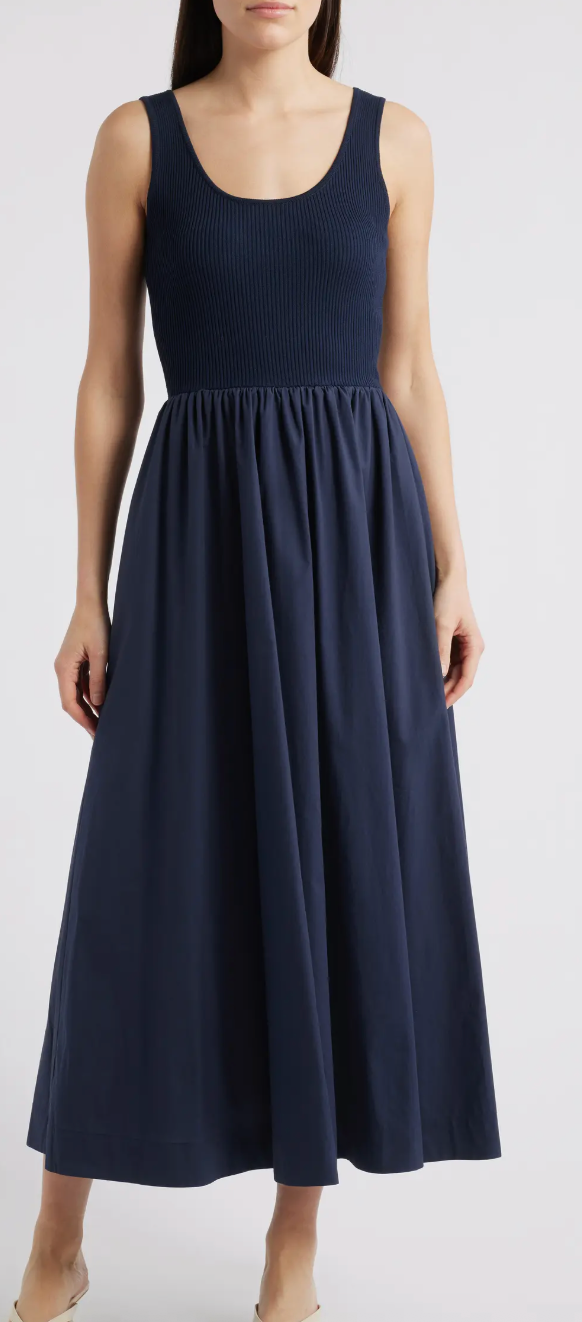 Thea Mixed Maxi Dress