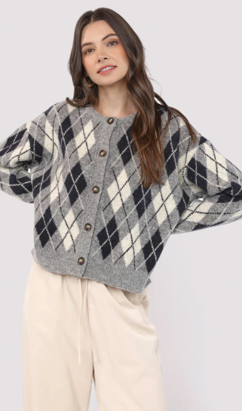 Bec Argyle Sweater
