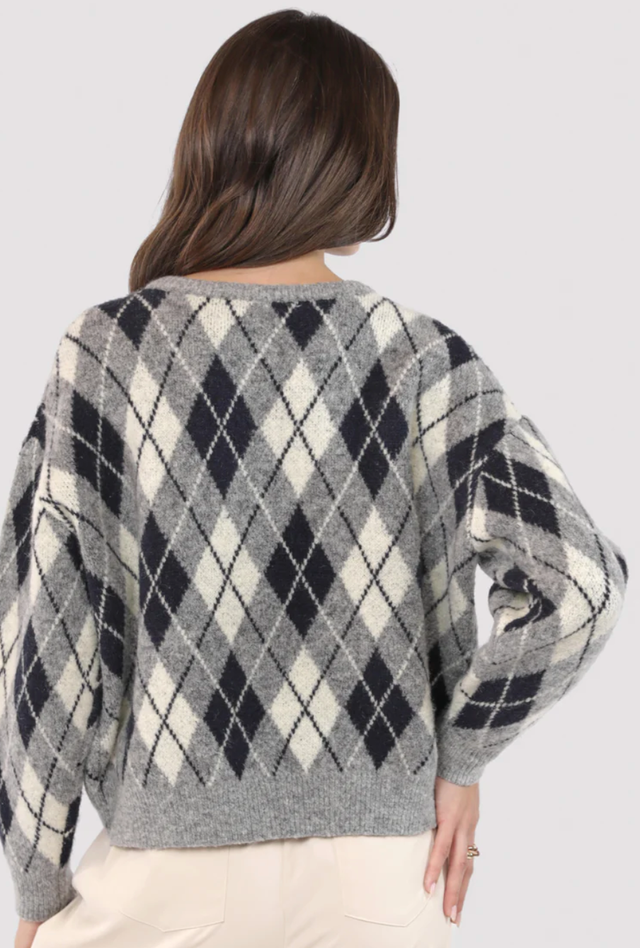 Bec Argyle Sweater
