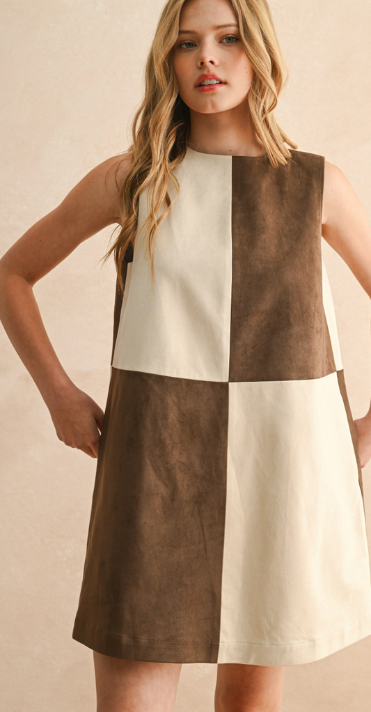 Colorblock Shift Dress