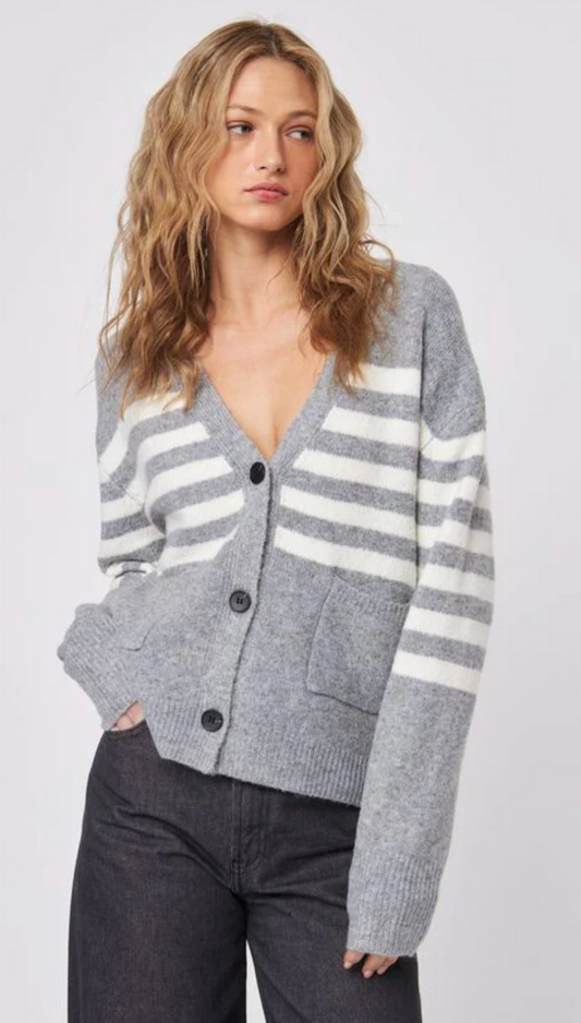 Glacial Striped Cardigan