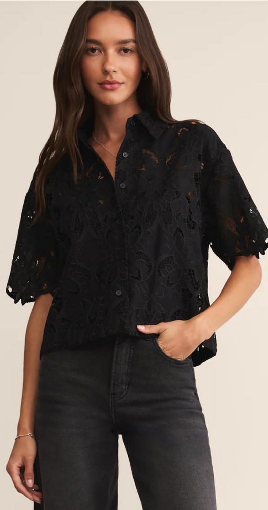 Midnight Lace Top
