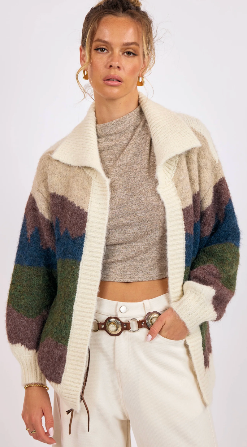 Birdie Landscape Cardigan