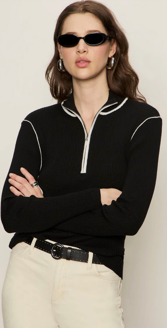 Sporty Rib Zip Up