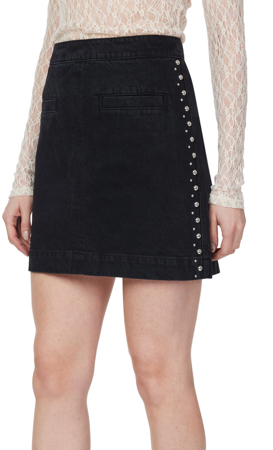 Studded Mini Skirt