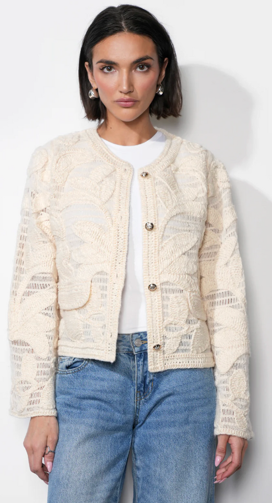 Sutton Crochet Cardigan