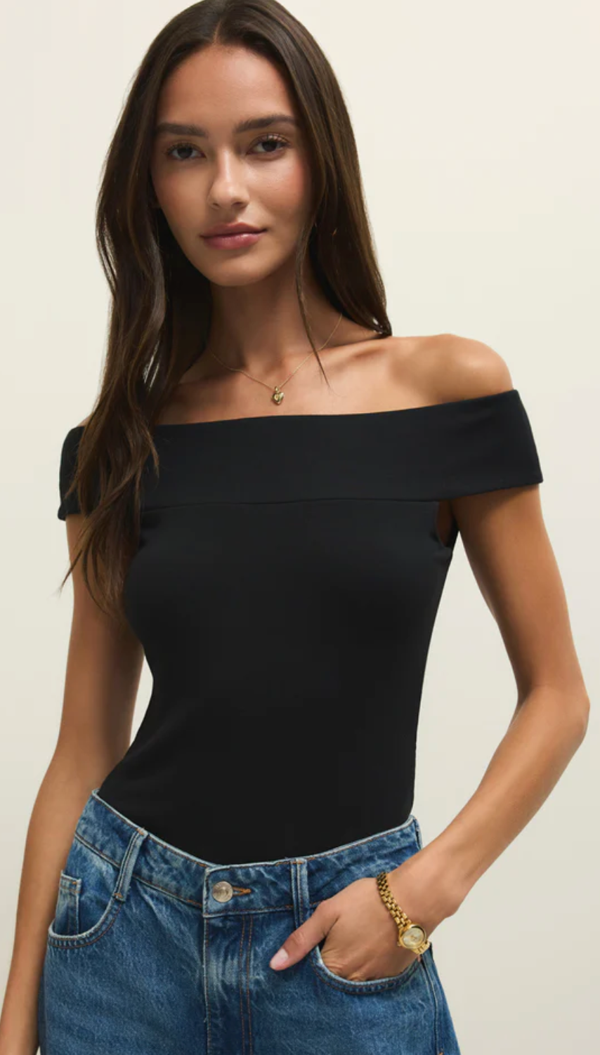 Second Skin Off Shoulder Top
