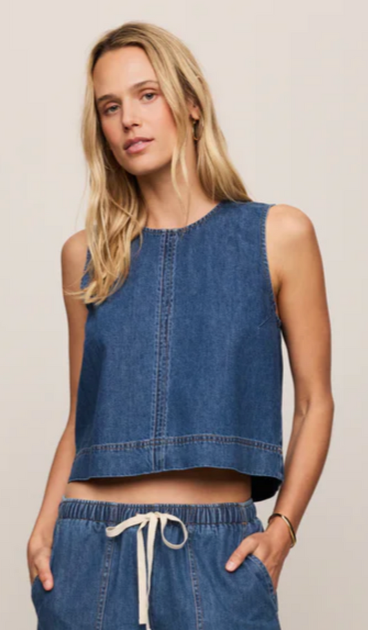Sun Keeper Denim Tank