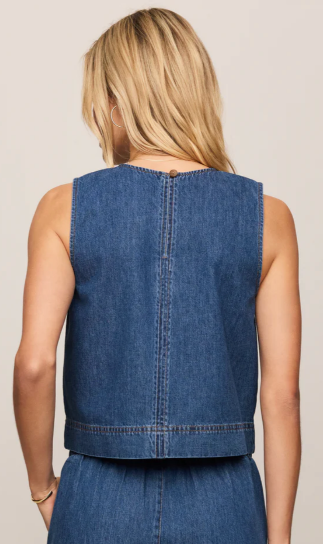 Sun Keeper Denim Tank