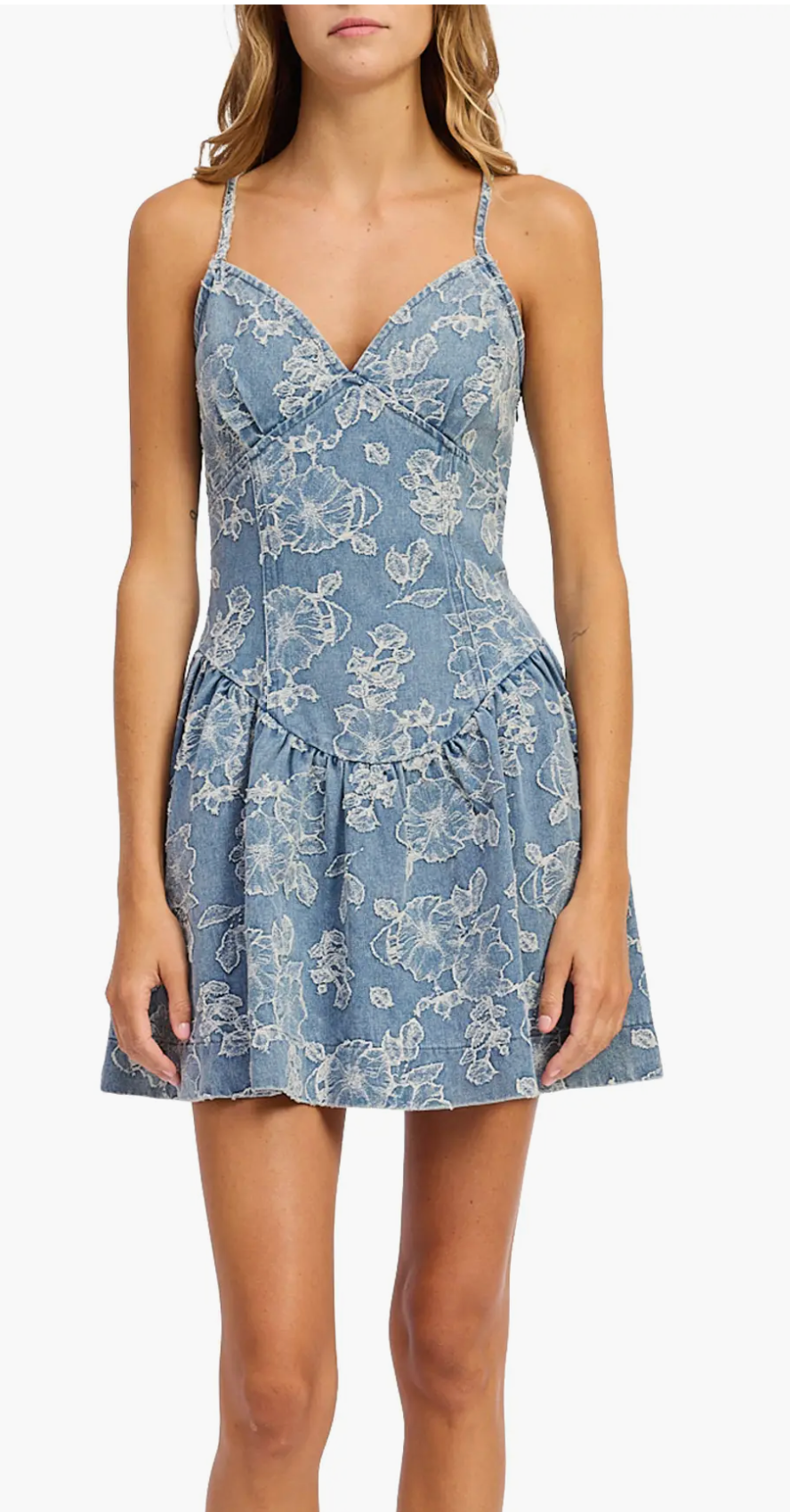 Basque Waist Dim Dress