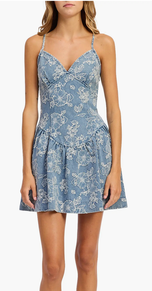 Basque Waist Dim Dress