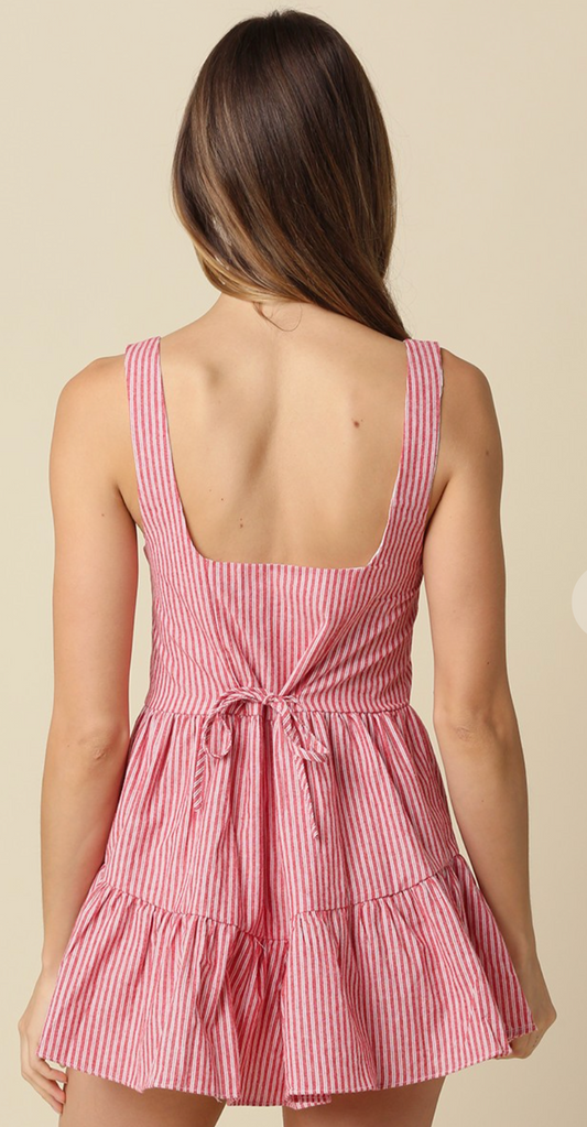 Molly Striped Romper