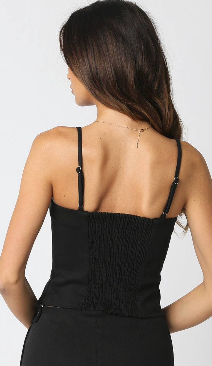 Amelia Button Front Top