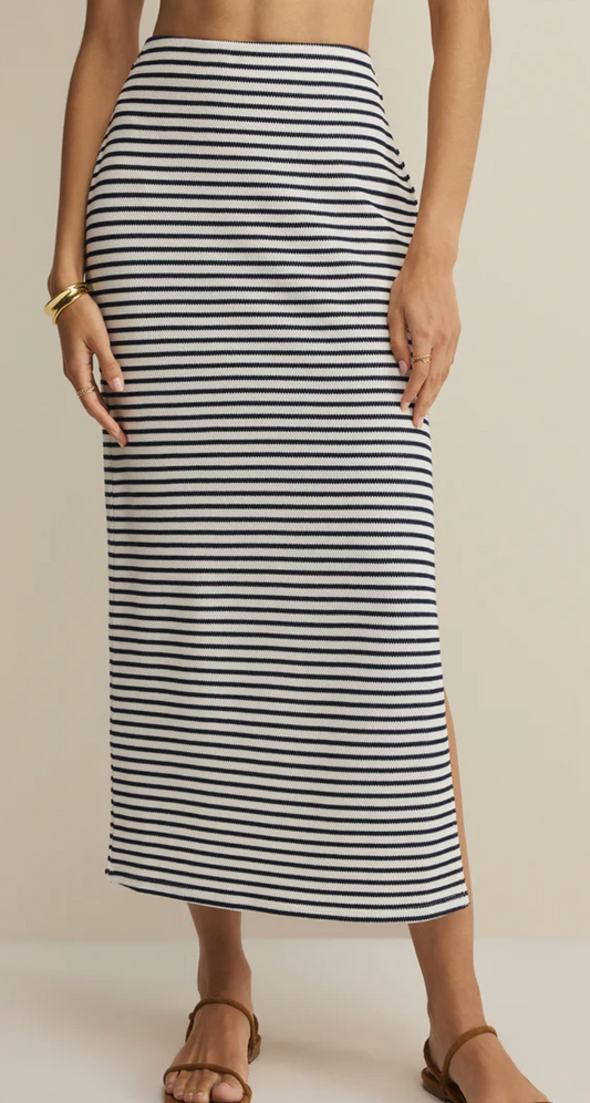 Ainslie Stripe Midi Skirt