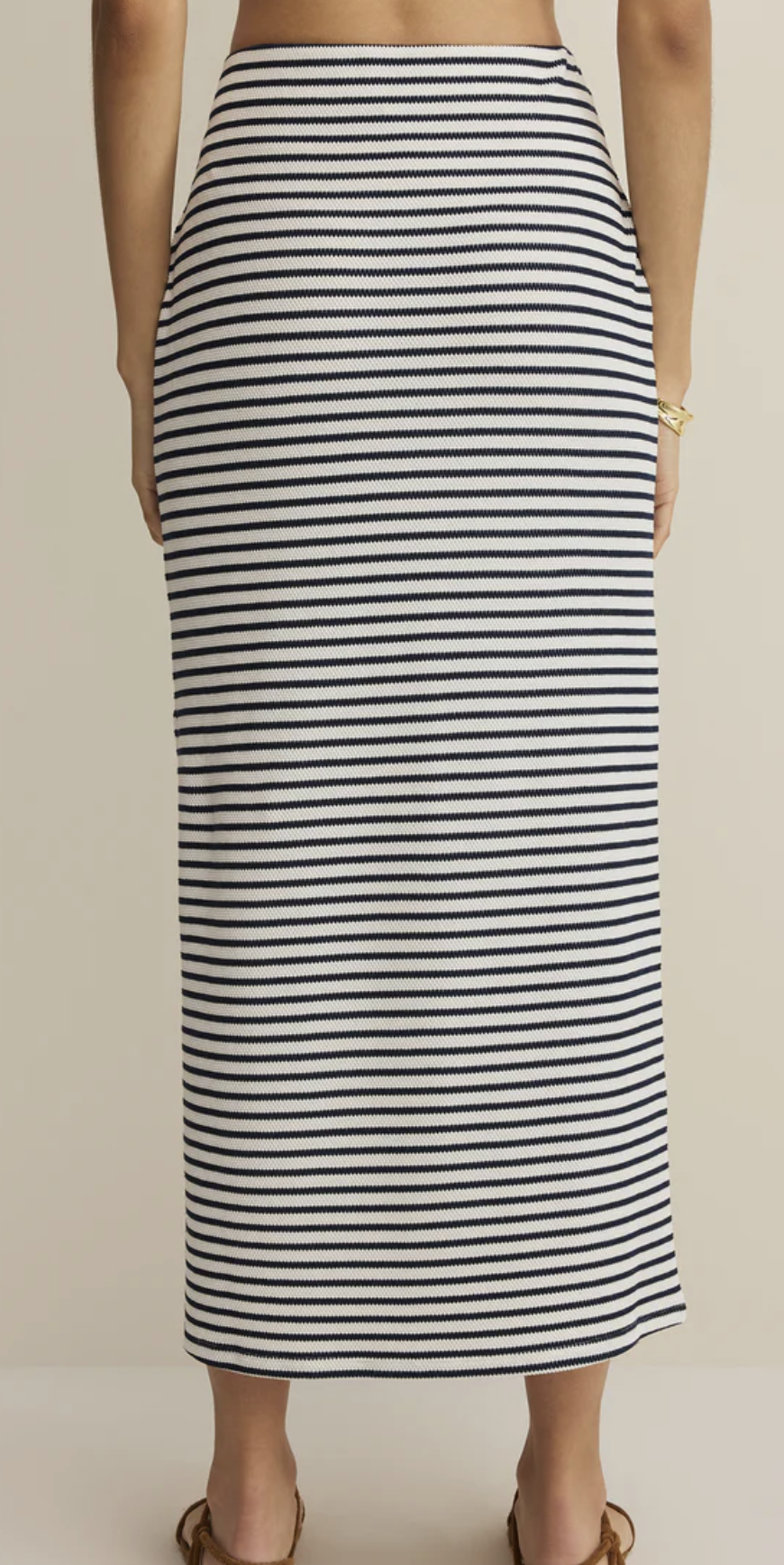 Ainslie Stripe Midi Skirt