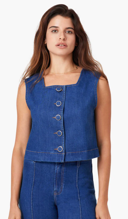 Cornflower Denim Vest