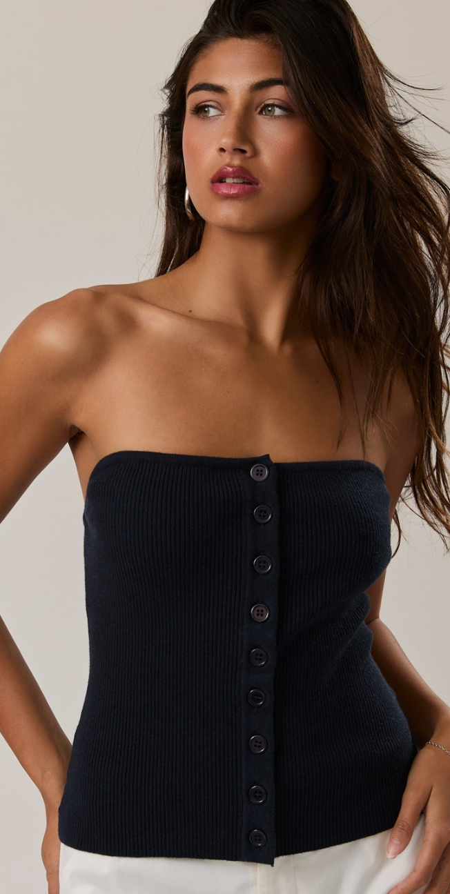 Sweater Tube Top
