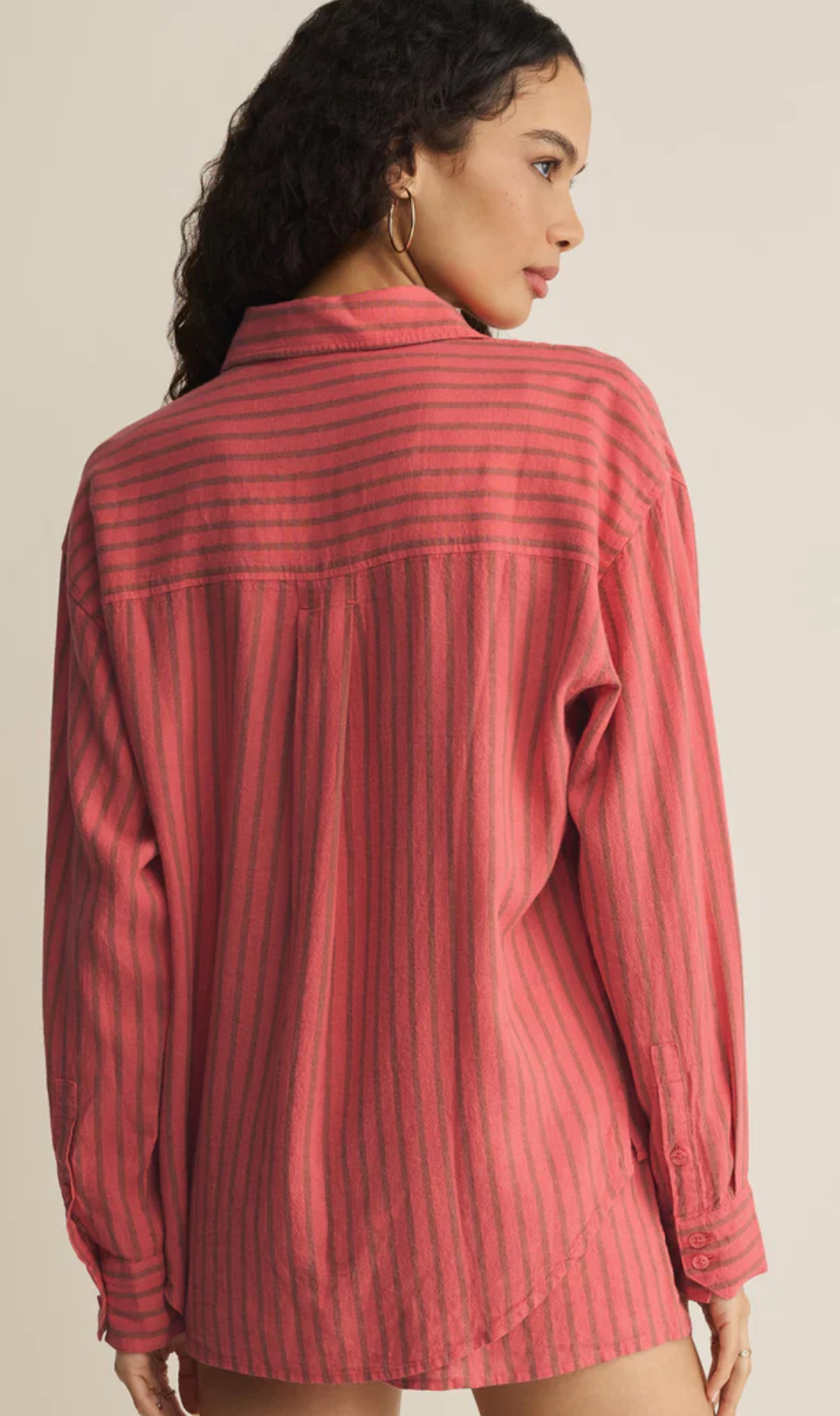 Perfect Striped Button Up