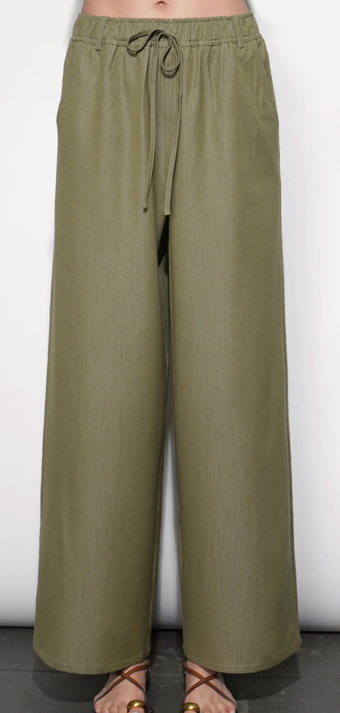 Paisley Wide Leg Pant