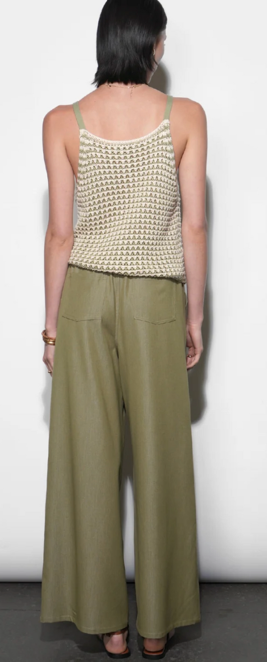 Paisley Wide Leg Pant