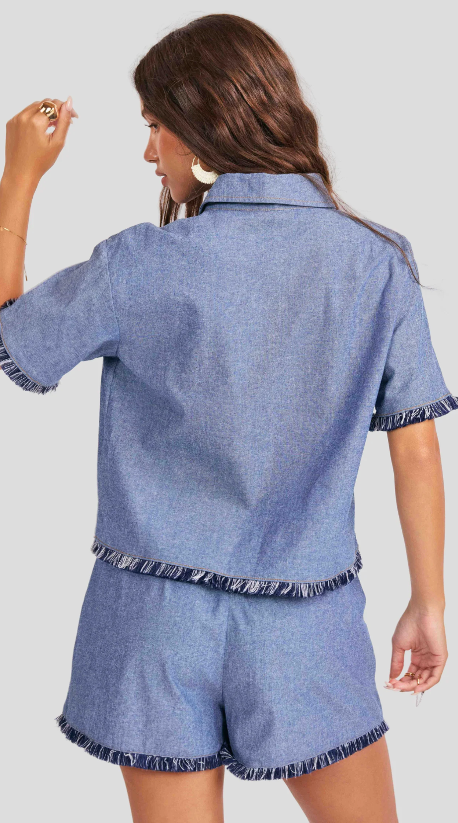 Sullivan Fringe Button Up