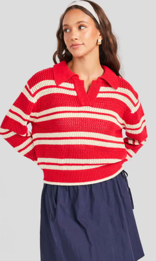 Caddie Collared Sweater