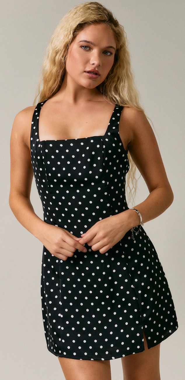 Polka Dot Mini Dress