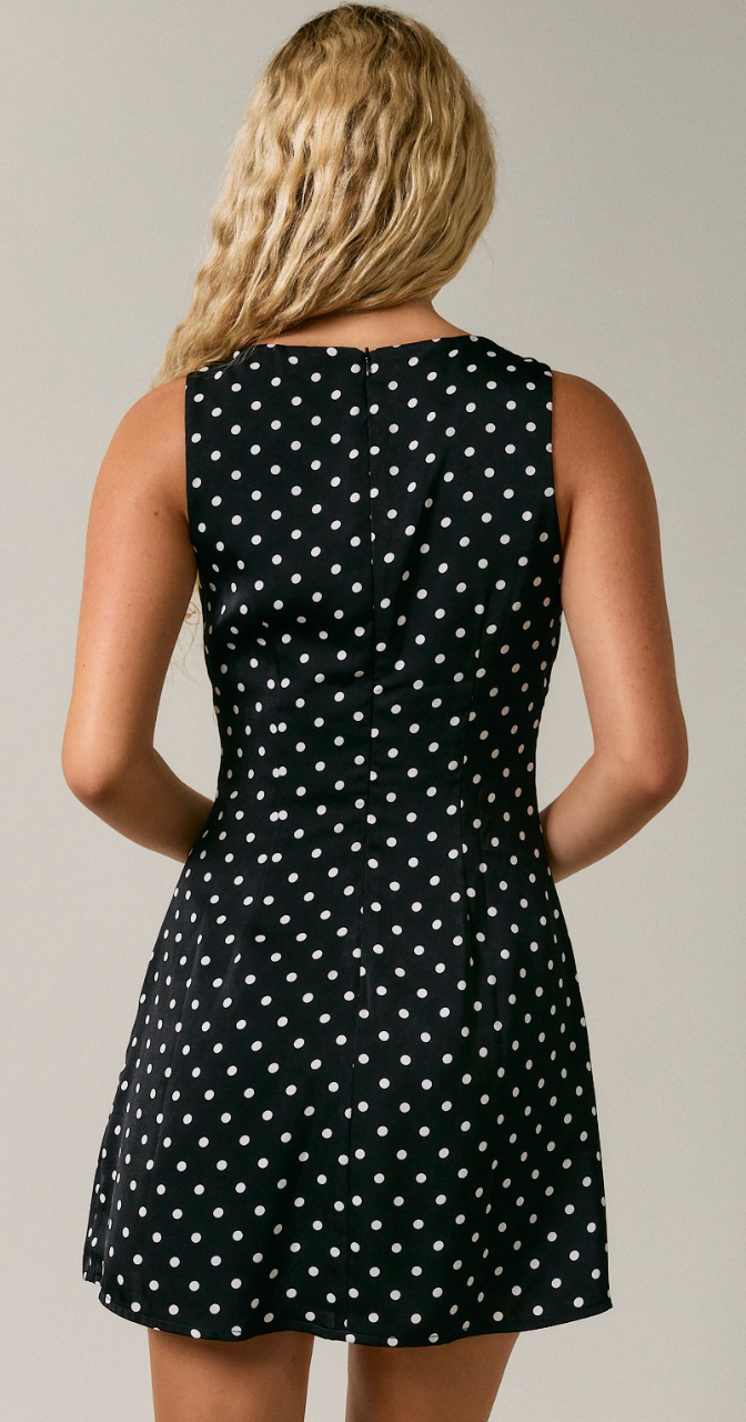 Polka Dot Mini Dress