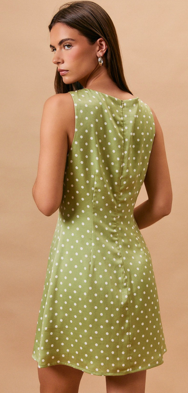 Polka Dot Mini Dress