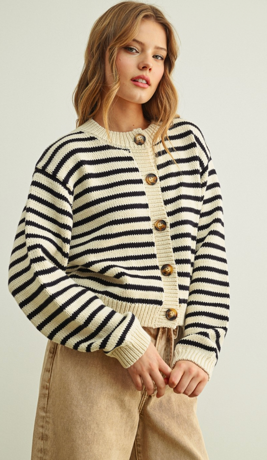Kayla Striped Cardigan