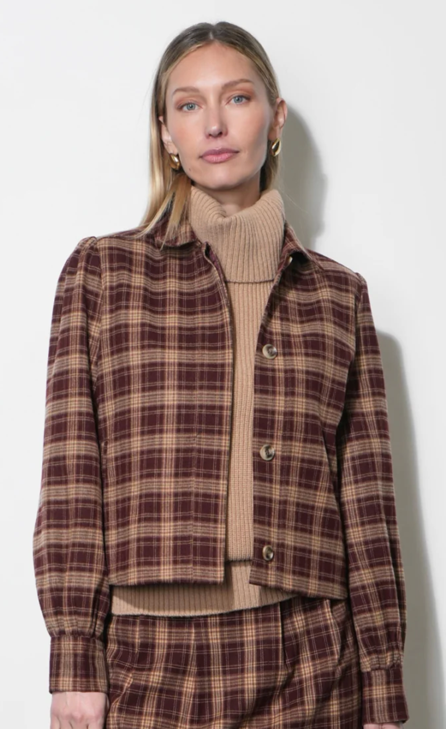 Drew Plaid Shacket