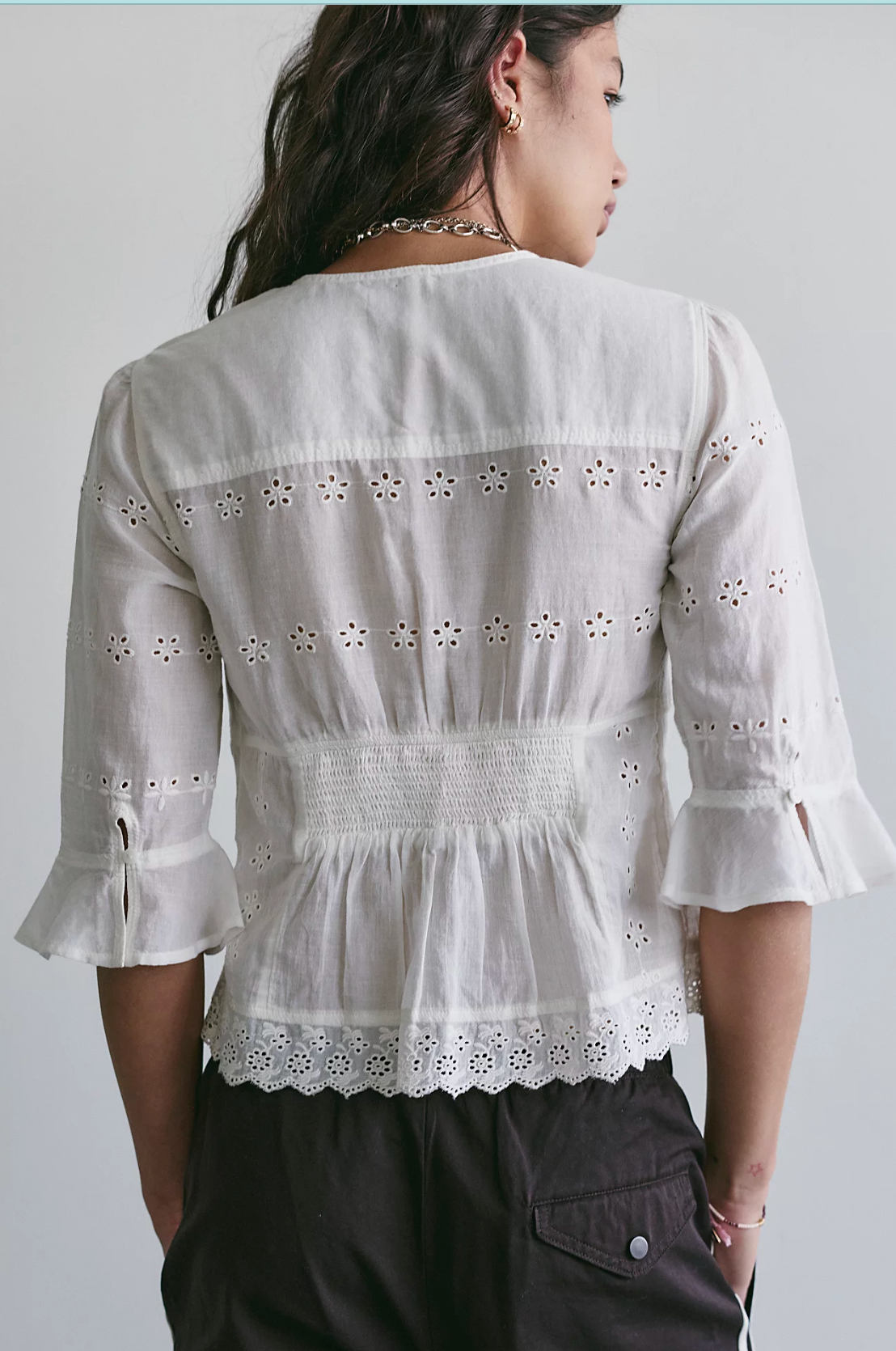 Salone Eyelet Top