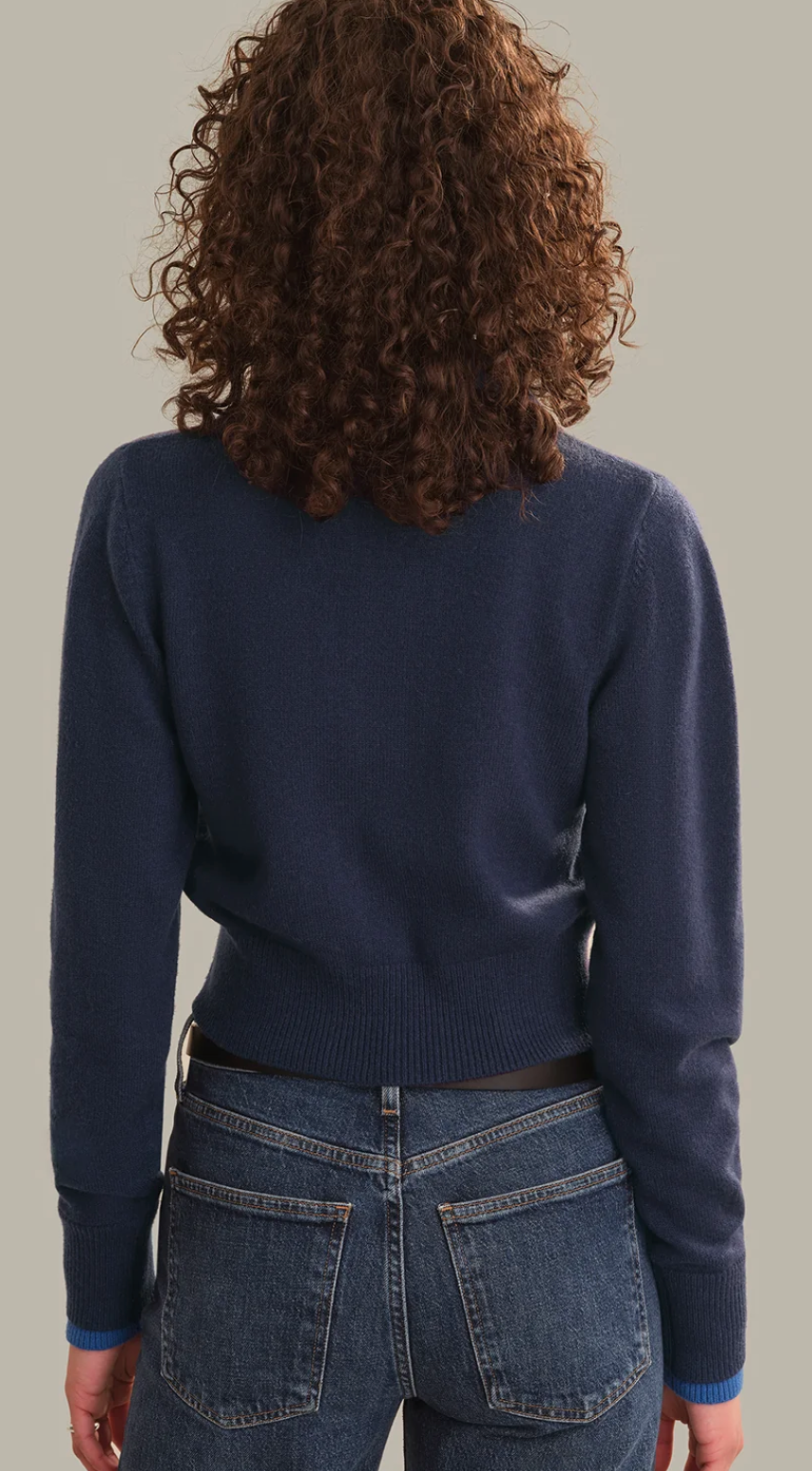 Double Layer Polo Cardi