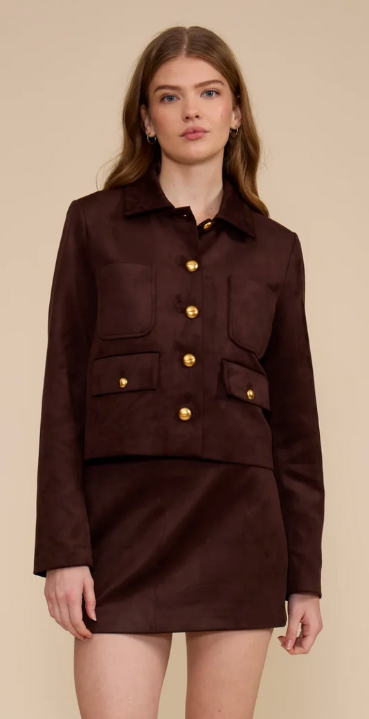 Brynn Suede Jacket