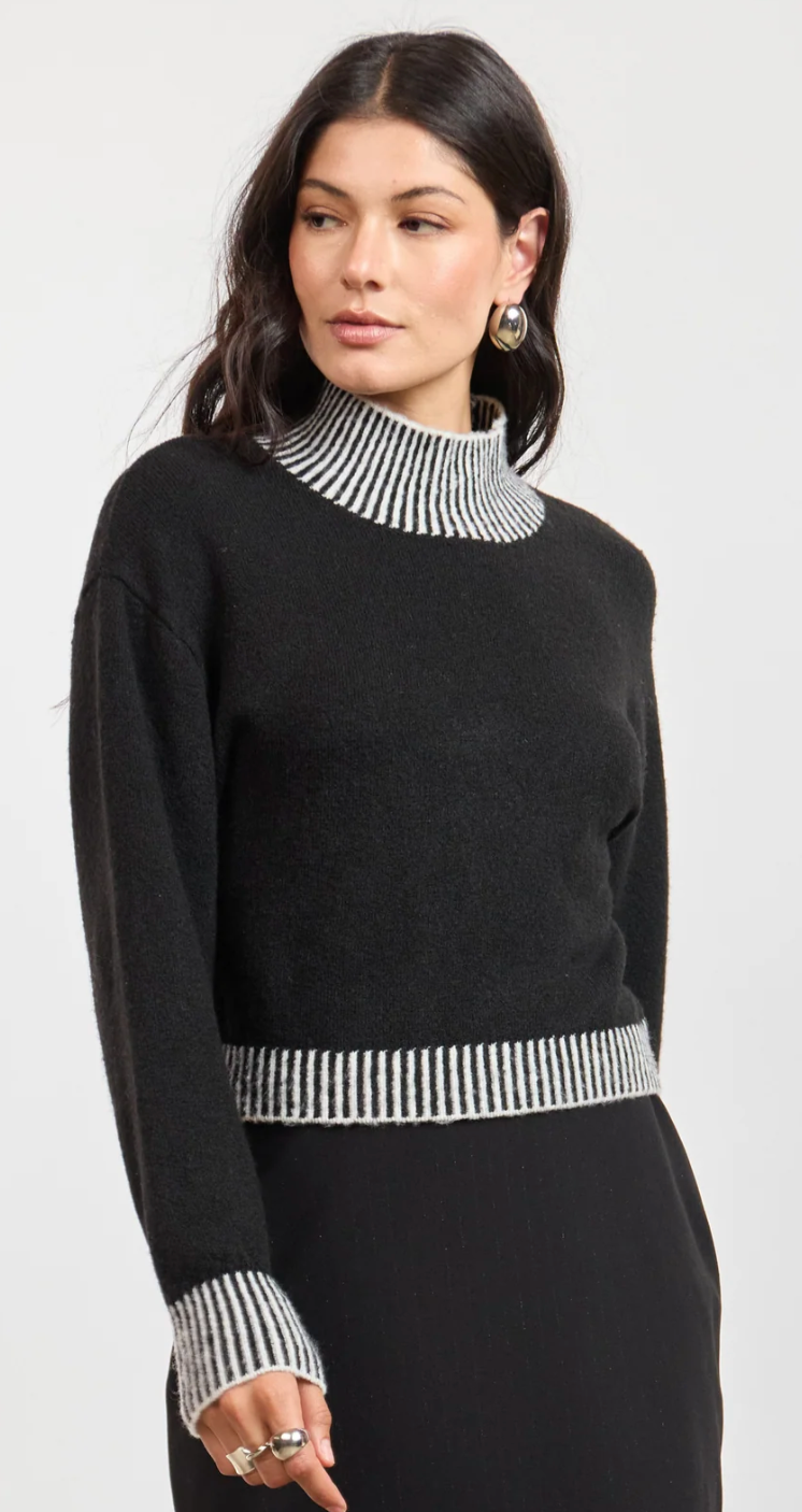 Stacey Contrast Sweater