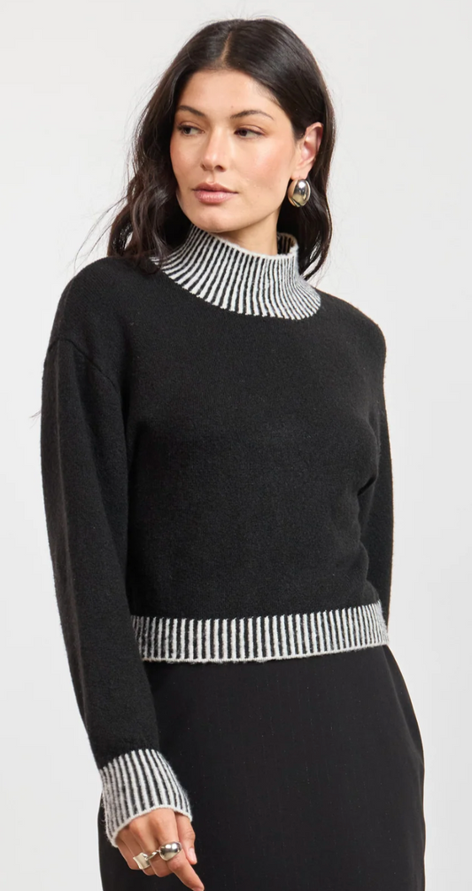 Stacey Contrast Sweater