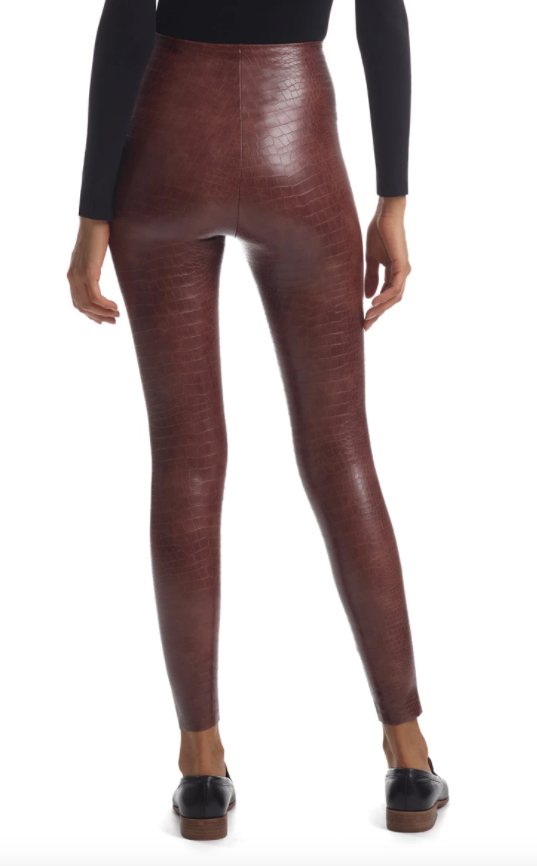 Amber Leather Leggings