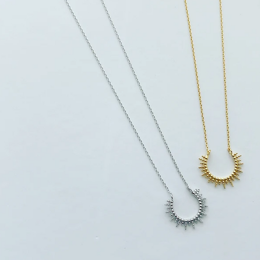 Sunburst Arc Necklace