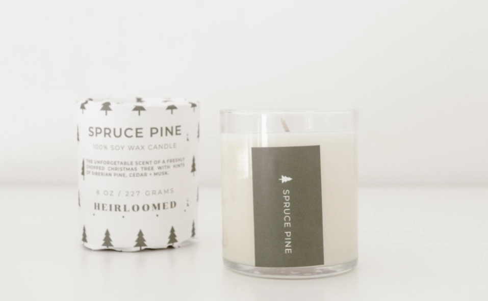 Holiday Wrap Candles