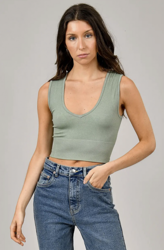 Sylvie V-Neck Tank