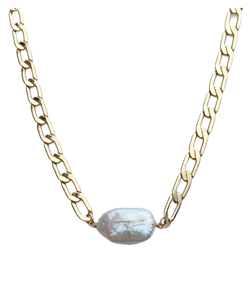 Glimmer Pearl Necklace